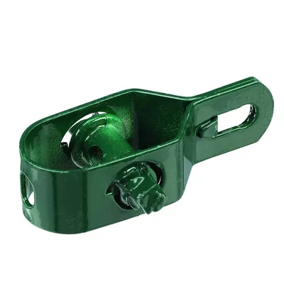 Produktbild von DEL Drahtspanner 30x85 mm, galvanisch verzinkt + grün pulverbeschichtet