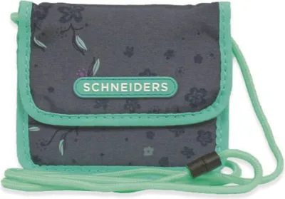 Produktbild von Schneiders Brustbeutel Geldbörse Neck Pouch Mint Meadow dunkelgrau