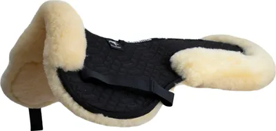 Produktbild von Engel Reitsport Lammfell Korrektur Keil Sattelkissen (Sakis2K) Schwarz/Med. L (18 - 19,5") 58cm