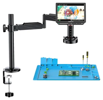 Produktbild von Digitalmikroskop, 2000-fache Vergrößerung, 8-Zoll-Display, Autofokus-Funktion, Metallkonstruktion,