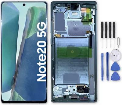 Obrázok produktu pre Kompletná LCD jednotka Samsung Display pre Galaxy Note 20 GH82-23495C, zelená