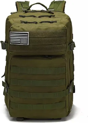 Obrázek produktu pro Taktický batoh 45L - Zelený outdoorový ruksak s Molle systémem KP16828
