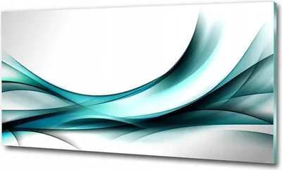 Produktbild von Foto Acryl Wandgemälde Abstrakte Wellen 100x50