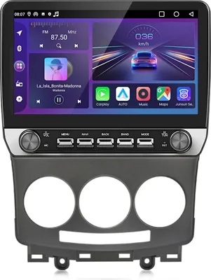 Obrázek produktu pro 8jádrové 10,1" Android 15 autorádio Carplay pro Mazda 5 2005-2010 GPS Navi WIFI BT DAB+ SWC USB 6+128G