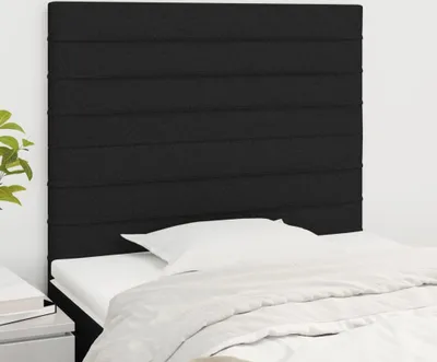 Produktbild von 2025 Moderne Kopfteile 2 Stk. Schwarz 100x5x78/88 cm Stoff - Kopfteile,Design 8723099 1parcel