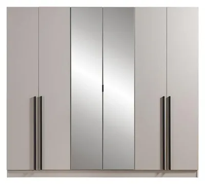 Produktbild von Moderner Kleiderschrank Loft Stil Schrank Schlafzimmer Schränke Beige 237cm