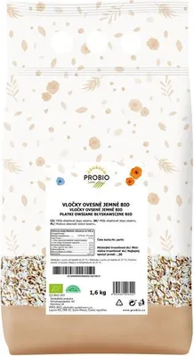 Obrázek produktu pro GASTRO - Vločky ovesné jemné BIO 1.6 kg PROBIO