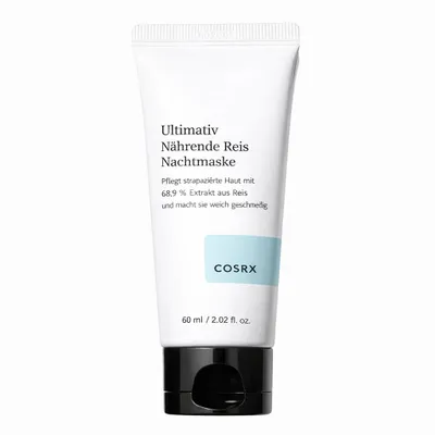 Produktbild von COSRX Gesichtsmaske Ultimate Nourishing Rice Overnight Spa Mask | Feuchtigkeitscreme mit 68% Reis-Extrakt und 2% Niacinamid | für alle Hauttypen