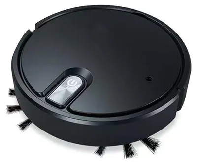 Obrázek produktu pro Robotický vysavač, automatický, tichý provoz, účinná a inteligentní filtrace prachu s akumulátorem, černý
