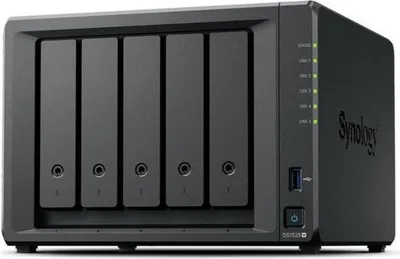 Obrázek produktu pro NAS server, Synology DiskStation DS1525+, 5 pozic, 2 GB RAM, možnost rozšíření, síť 2,5 GbE