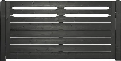 Produktbild von Vorgartenzaun Konsta Ground 180 x 95 cm anthrazit