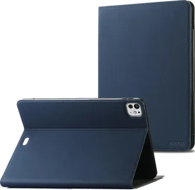 Productafbeelding van Accezz Classic Tablet Case voor de Apple iPad Pro 11 (2025) M5 / (2024) M4 - Donkerblauw