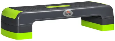 Produktbild von HOMCOM Aerobic-Stepper Steppbrett höhenverstellbar mit 3 Stufen bis 150kg