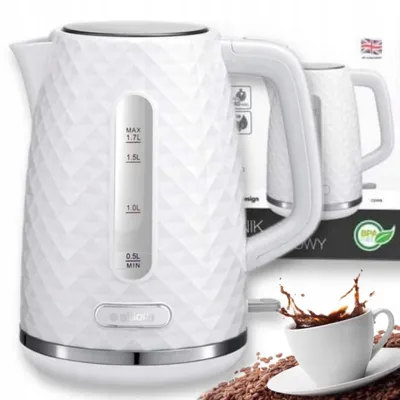 Produktbild von Eldom Elektrischer Wasserkocher 1,7L 2200W Weiß Kabellos