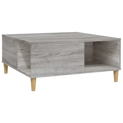 Produktbild von vidaXL Couchtisch Grau Sonoma 80x80x36,5 cm Holzwerkstoff