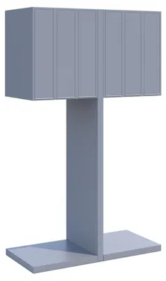 Produktbild von Briefkastenanlage Hermes Clone for Six in Grau Metallic