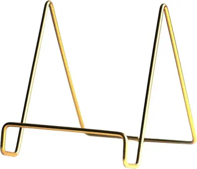 Produktbild von 2 StüCk Gold Metall BüCherregal StäNder Electroplated BüCherregal Desktop Halter FüR Tablets Und BüCher FüR Home Office Schreibtisch