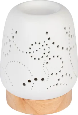 Produktbild von ONVAYA® Duftlampe | Elektrisch | Farbe: Creme weiß | Aroma Diffuser | Aromalampe | Duftstövchen | Modernes Duftlicht | Modell Kiki