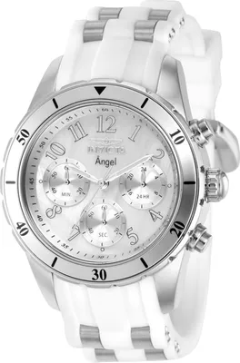 Produktbild von Invicta Angel 37347 Damen Uhr - Quartz Movement - Edelstahl mit weißem Zifferblatt - 40 mm