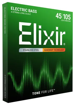 Immagine prodotto di Elixir Bass Nanoweb in acciaio inox