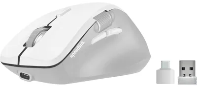 Produktbild von SPEEDLINK LIBERA Rechargeable Mouse, Rechts, Optisch, RF Wireless + Bluetooth, 3200 DPI, Weiß