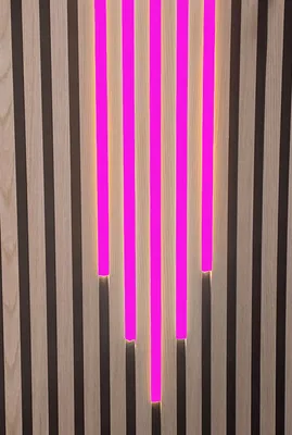 Produktbild von 7509 LED Leuchten Mix KS-schwarz 50-60-70-60-50cm Netzteil PINK