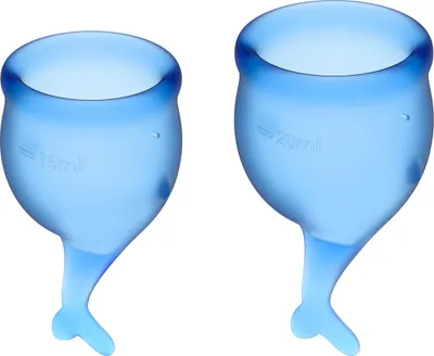 Produktbild von Feel Secure - Menstruationstasse - Blau