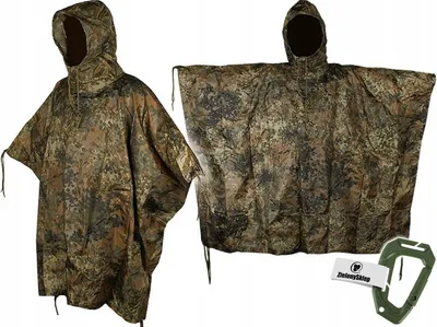 Zdjęcie produktu dla MIL-TEC Pałatka wojskowa przeciwdeszczowa Flecktarn
