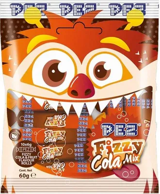 Produktbild von PEZ Fizzy Cola Mix Rolls 10er