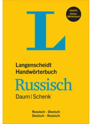 Image de Langenscheidt Handwörterbuch Russisch Daum/Schenk - Buch mit Online-Anbindung
