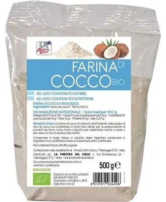 Immagine prodotto di Farina Di CoccoAd Alto Contenuto Di Fibra 500 G