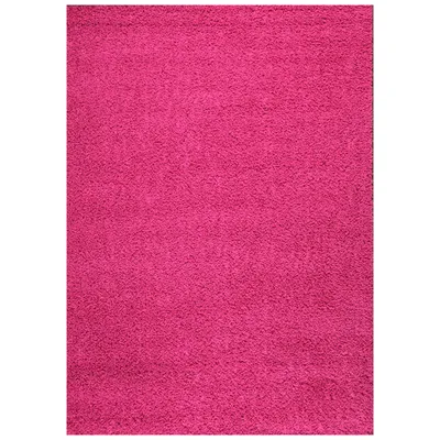 Produktbild von Teppich Prime Shaggy Hochflor Langflor Einfarbig Modern Pink Rosa für Wohnzimmer, Schlafzimmer
