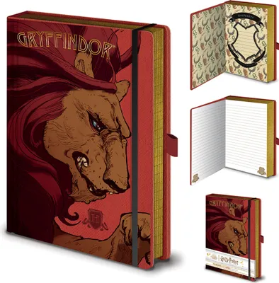 Produktbild von Harry Potter - Luxus-Notizbuch - Intricate Houses Gryffindor