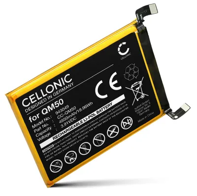 Produktbild von CELLONIC 1x Akku für Mobilfunk Kompatibel mit Motorola EDGE 40 NEO, XT2307, XT2307-3, QM50 - (4850mAh, 3.91V)
