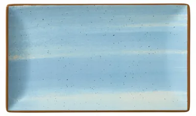 Produktbild von METRO PROFESSIONAL Speiseteller, Madleen, 25 x 14.5 cm, Steinzeug, blau, 6 Stück