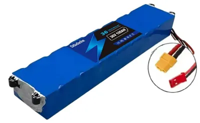 Image de Batterie lithium-ion, pack haute capacité 100 000 mAh, configuration 36V, connecteurs XT60 et JST