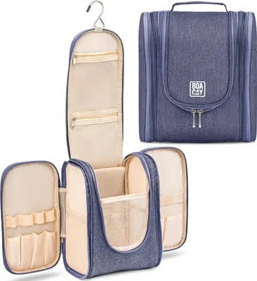 Produktbild von Hängende Reistoilettas für Damen und Herren - Multifunktionale Make-Up Tasche und Reiseorganizer