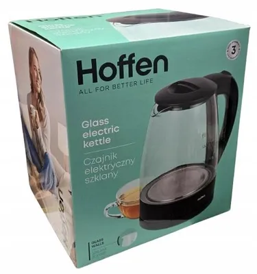 Obrázek produktu pro Elektrická konvice Hoffen 5903151 070708 2200 W 1,8 l černá