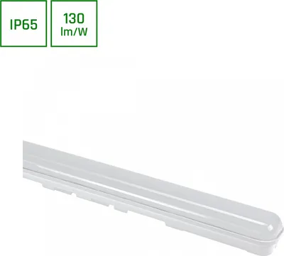 Obrázok produktu pre Vodotesné LED podstavné svietidlo, svetelná lišta 60 cm – 25 W – 125 lm na watt – 4000 K alebo 6000 K – vrátane priechodného zapojenia