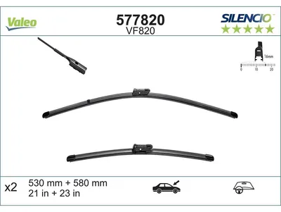 Immagine prodotto di Spazzola tergicristallo VALEO 577820
