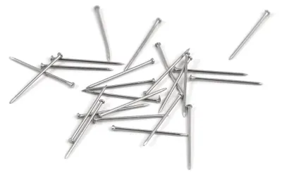 Stecknadeln, Stahl, 14 mm, 500 g (ca. 10200 Stück), Kunststoffbox