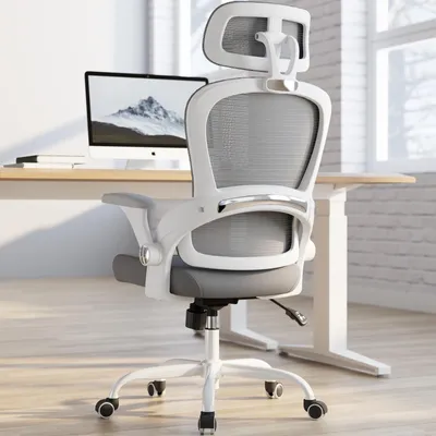 Produktbild von Ergonomischer Bürostuhl mit Verstellbarer Kopfstütze