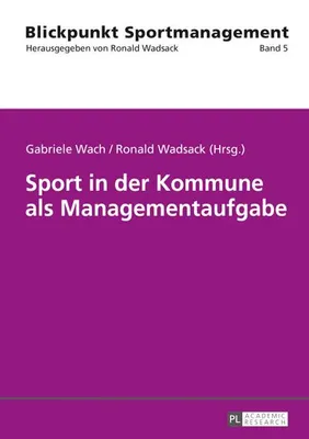 Produktbild von Sport in der Kommune als Managementaufgabe