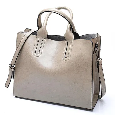 Imagen del producto de Omgoods - Bolsos de cuero para mujer con correa de hombro desmontable