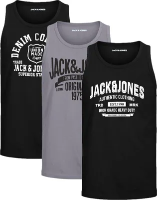 Produktbild von 3er-Pack Tank Tops Jack & Jones Herren Shirts, 051-Havka-TT OPT5
