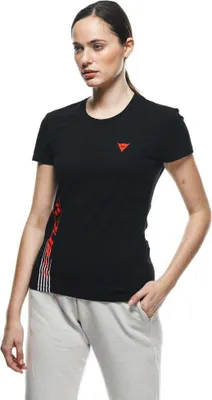 Produktbild von Dainese Logo Kurzarm-t-shirt Schwarz XL Frau Schwarz XL