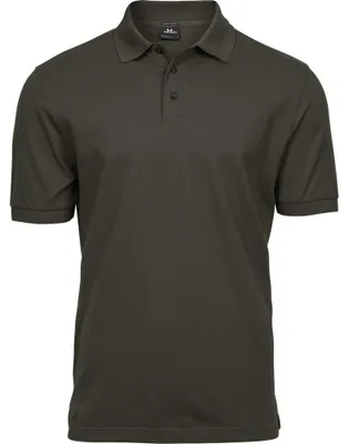 Produktbild von Tee Jays Herren Luxury Stretch Polo-Shirt, Kurzarm FK882 (S) (Mittelgrau)