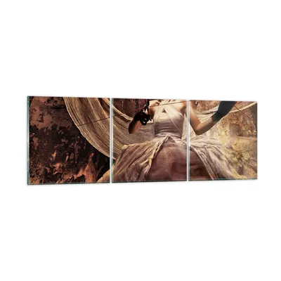 Produktbild von Bilder auf glas - Bandage Künstler String - 150x50cm - Glasbilder - Wandbilder - Kunstdruck - zum Aufhängen bereit - Wanddekoration aus Glas - Glas Bilder - Wandbild auf Glas - GCA150x50-0217