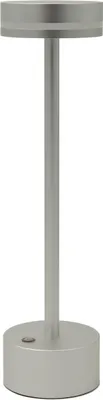 Produktbild von Luxus - Tischlampe Touch - Yvette - Silber - H31 x Ø9