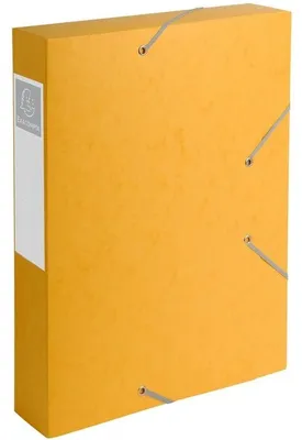 Image de Exacompta 16006H boîte à archive 500 feuilles Jaune Papier